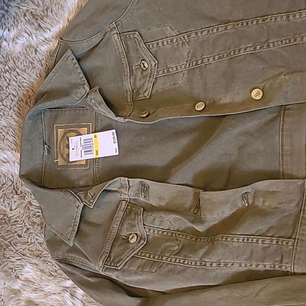 BNWT Michael Kohrs Army Green Jacket